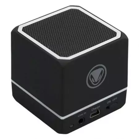 Mini Enceinte Portable Noire Bluetooth Audio:Cube Smartphone & Tablette
