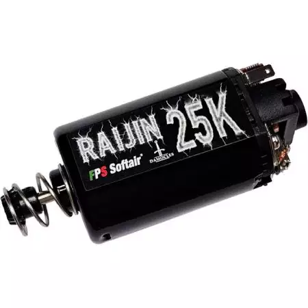 Moteur RAIJIN 25K - Axe Court - FPS Softair - Noir
