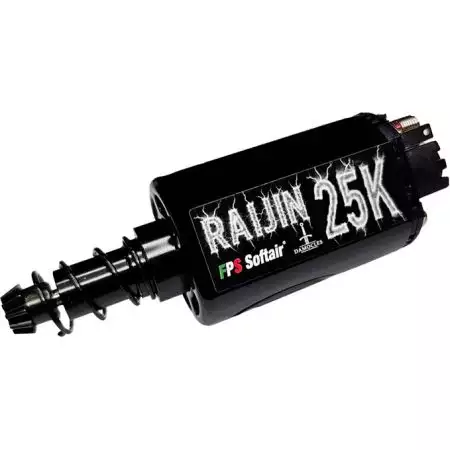 Moteur RAIJIN 25K - Axe Long - FPS Softair - Noir