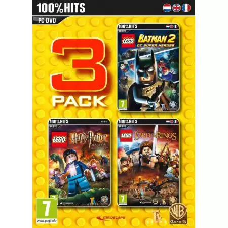 Pack 3 Jeux Lego - Batman 2 DC Super Heroes + Harry Potter Années 5 à 7 + Le Seigneur des Anneaux
