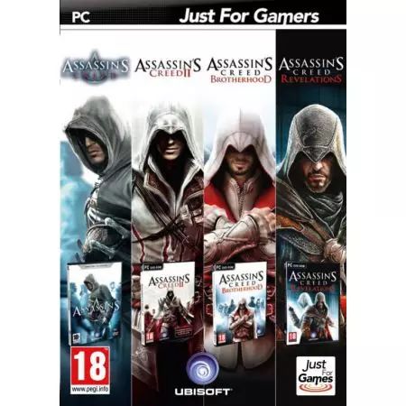 Pack 4 Jeux Pc Assassin's Creed + Assassin's Creed 2 + Brotherhood + Revelations - JPC7339