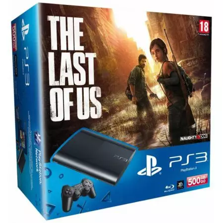 Pack Console Ps3 Ultra Slim Noire 500 Go + Jeu The Last Of Us