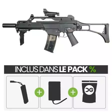 PACK PROMO | Fusil G36C AEG Saigo Defense - Noir