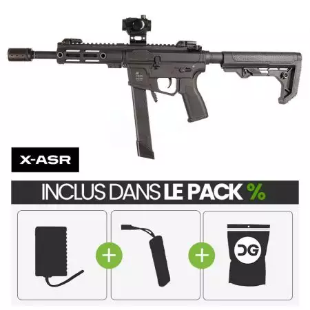PACK PROMO | Fusil SA-FX01 Flex X-Series X-ASR AEG Specna Arms - Noir