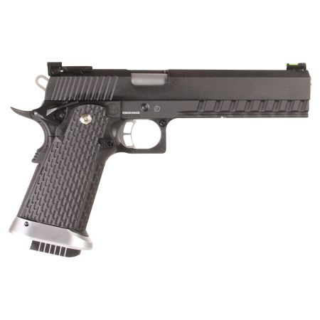 PACK PROMO | Pistolet Colt Hi-Capa 2009 RailConcept Co2 GBB Cybergun - Noir