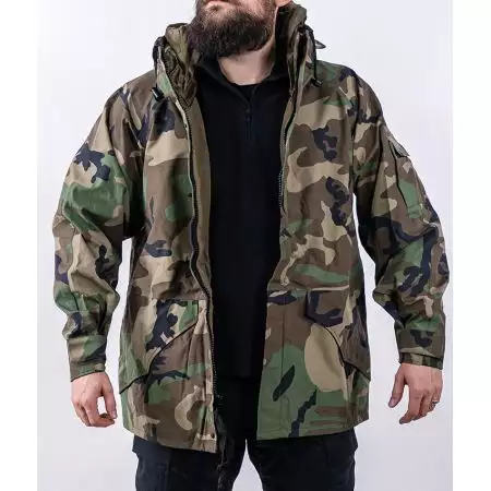 Parka Veste Tactique Evolution Airsoft - Woodland
