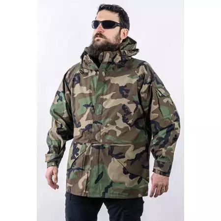 Parka Veste Tactique Evolution Airsoft - Woodland