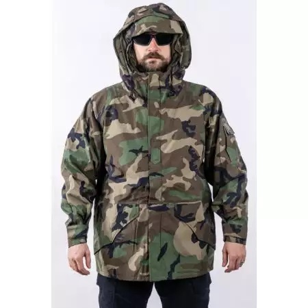 Parka Veste Tactique Evolution Airsoft - Woodland