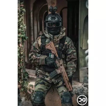 Parka Veste Tactique Evolution Airsoft - Woodland