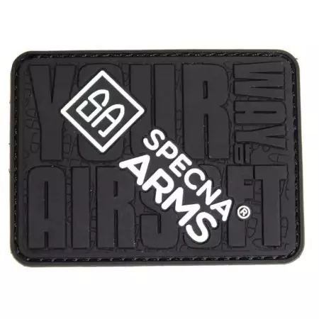 Patch Your Way Of Airsoft - PVC Velcro - Specna Arms - Noir