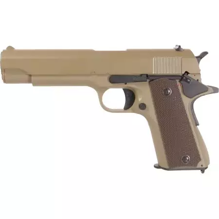 Pistolet 1911 CM123 AEP Cyma - Tan