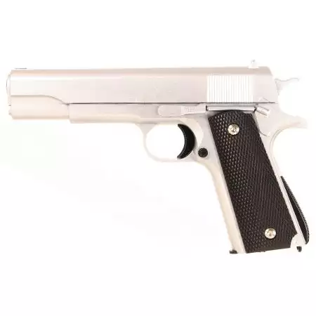 Pistolet 1911 G13S Spring  Full Metal Galaxy - Silver