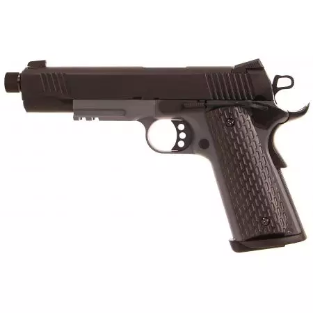 Pistolet Army Armament 1911 Kimber R28-1 GBB Gaz Full Metal - Gris