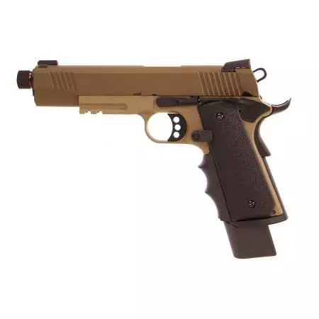Pistolet Army Armament 1911 R32-1 Sand Storm GBB Gaz Full Metal - Tan