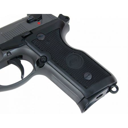 Pistolet C60 Compact GAZ Blowback GBB Full Metal - Noir