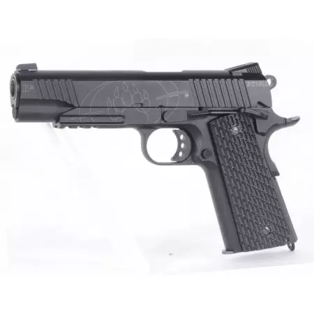 Pistolet CO2 Black Water BW 1911 R2 Full Metal KWC - Noir
