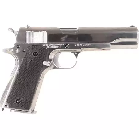 Pistolet Colt 1911 A1 Co2 GBB Cybergun - Silver
