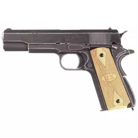 Pistolet Colt 1911 Auto Ordnance Victory Girl Gaz GBB AW Custom - Noir