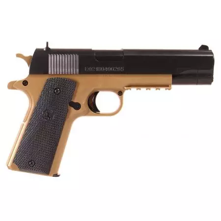 Pistolet Colt 1911 M1911 Spring - Tan & Noir