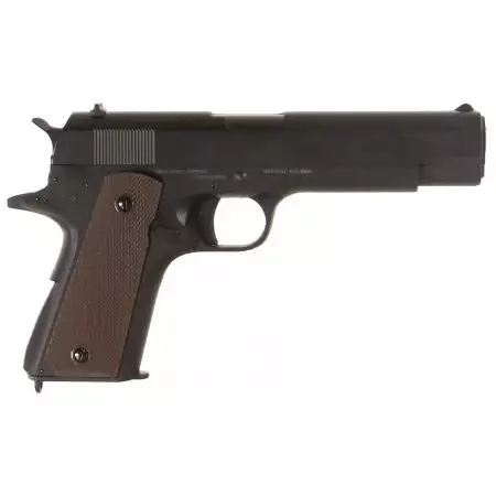 Pistolet Colt 1911 RTP AEP Full M&eacute;tal - Noir