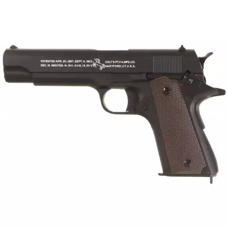 Pistolet Colt 1911 RTP AEP Mosfet Full Métal - Noir