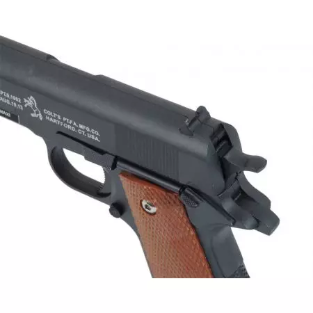 Pistolet Colt 1911 Spring M1911 Full Metal - Noir
