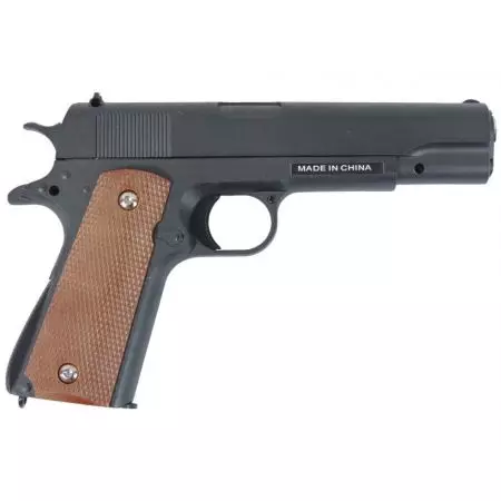 Pistolet Colt 1911 Spring M1911 Full Metal - Noir