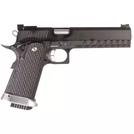 Pistolet Colt Hi-Capa 2009 Rail Concept Gaz GBB Cybergun - Noir