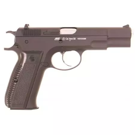 Pistolet CZ 75 Gaz GBB Blowback ASG - Noir