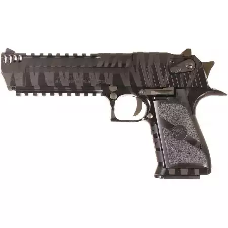 Pistolet Desert Eagle L6 Tiger Stripes Gaz GBB WE Cybergun - Noir