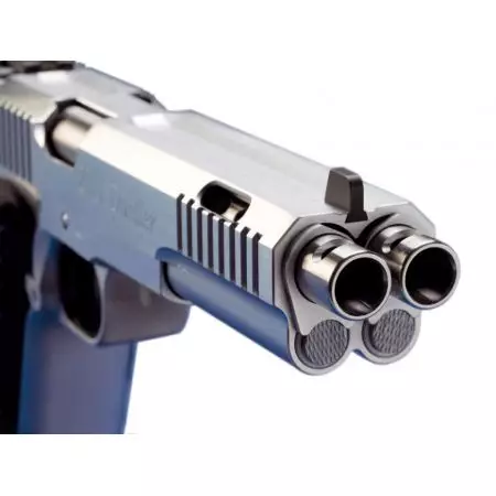 Pistolet Dueller Prismatic Arsenal Firearms - Double Barrel - Silver