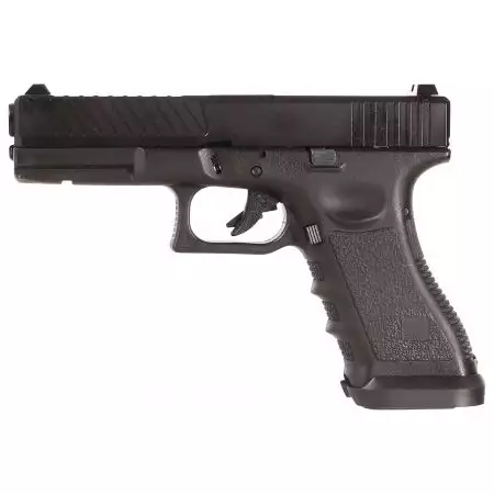Pistolet E017 Warrior CNC Gaz GBB Evolution - Noir