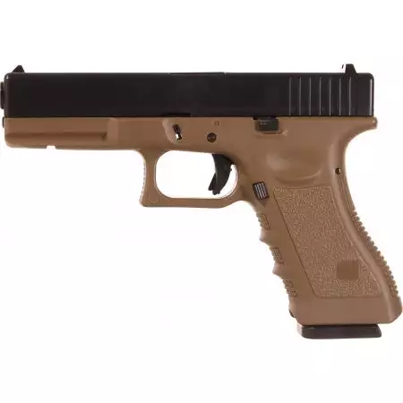 Pistolet E0317 Gaz GBB Evolution - Bi-ton Tan