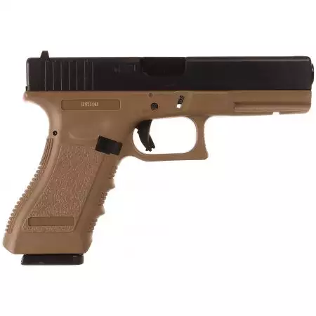Pistolet E0317 Gaz GBB Evolution - Bi-ton Tan