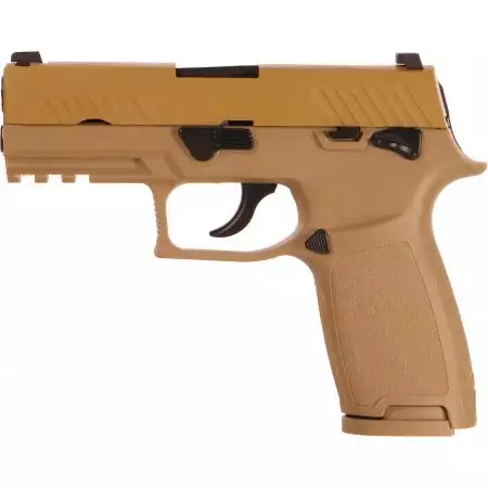 Pistolet F18 Gaz GBB WE - Tan