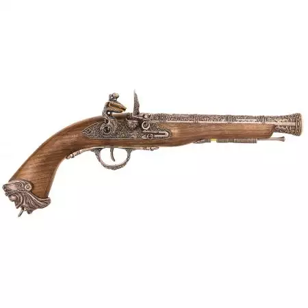 Pistolet Flintlock Pirate Co2 GNB HFC - Bois