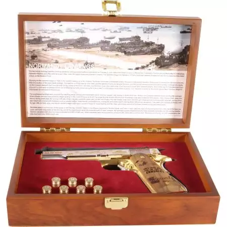 Pistolet G&G GPM1911 D-Day Gaz GBB Guay Guay - Bi-ton Or