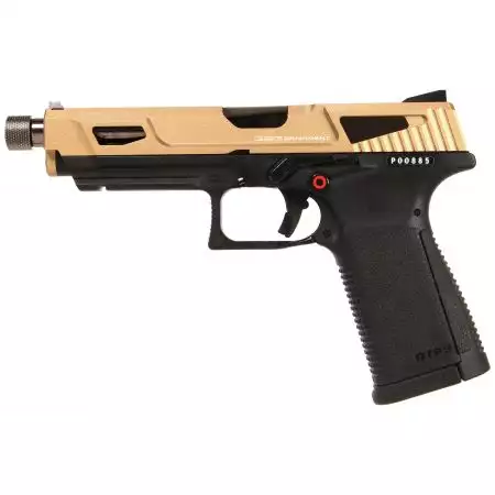 Pistolet G&G GTP9 MS DST Gaz GBB Blowback - Guay Guay - Gold
