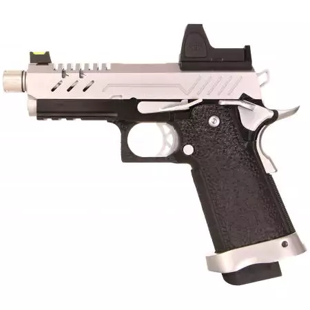 Pistolet Hi-Capa 3.8 Pro RMR Gaz GBB Vorsk - Chrome