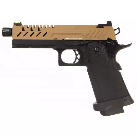 Pistolet Hi-Capa 4.3 Gaz GBB Full Metal Vorsk - Noir & Tan