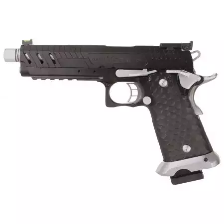 Pistolet Hi-Capa 5.1 CS Vengeance Requiem Edition Gaz GBB Vorsk - Silver Match