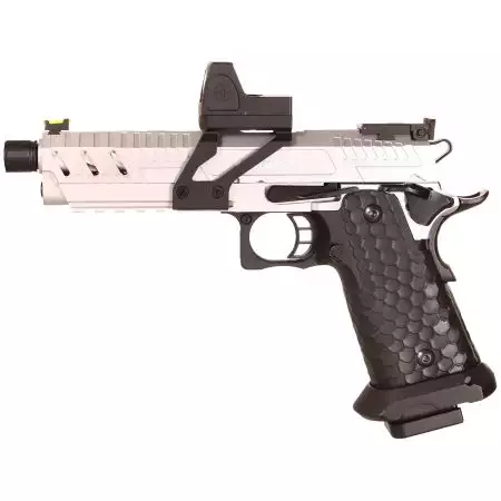 Pistolet Hi-Capa 5.1 CS Vengeance RMR Gaz GBB Vorsk - Dual Silver