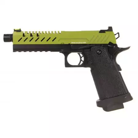 Pistolet Hi-Capa 5.1 Gaz GBB Full Metal Vorsk - Noir & Olive