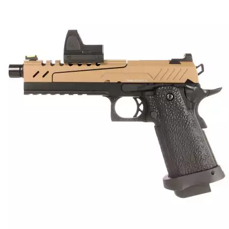 Pistolet Hi-Capa 5.1 Split RMR Gaz GBB Full Metal Vorsk - Tan