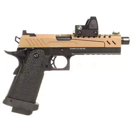 Pistolet Hi-Capa 5.1 Split RMR Gaz GBB Full Metal Vorsk - Tan
