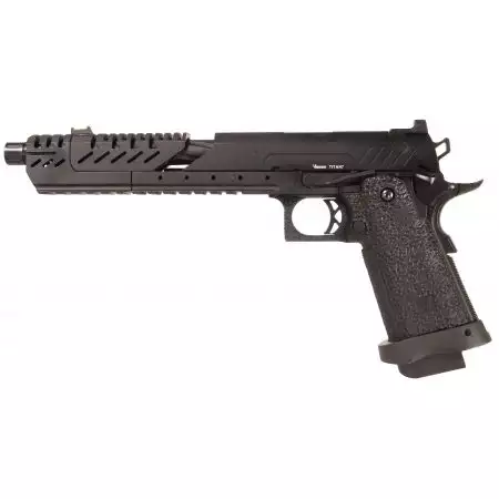 Pistolet Hi-Capa Titan 7 Gaz GBB Full Metal Vorsk - Noir