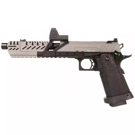 Pistolet Hi-Capa Titan 7 RMR Gaz GBB Full Metal Vorsk - Gris