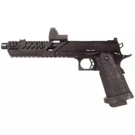 Pistolet Hi-Capa Titan 7 RMR Gaz GBB Full Metal Vorsk - Noir