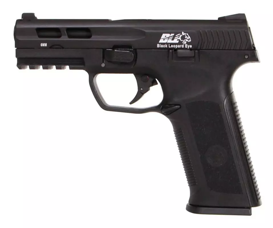 Briquet Pistolet Airsoft IDOGEAR Avec LED - Traceur Lumineux Pour Fusil - Noir