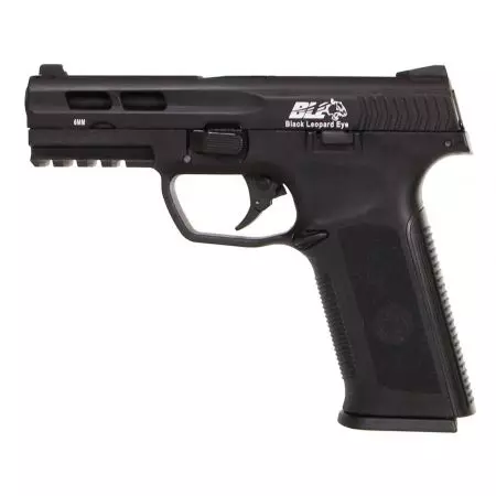 Pistolet ICS BLE Black Leopard Eye XAE SB GBB Gaz Blowback - Noir